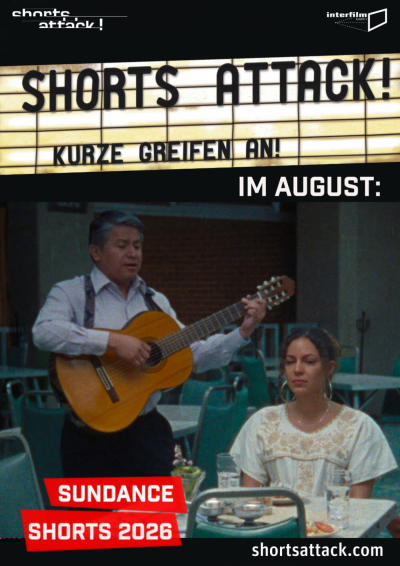 Filmplakat: Kurzfilmabend am 30. August