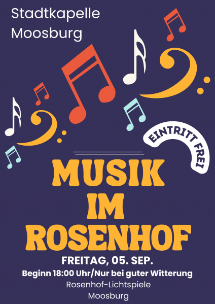 Bild: Musik im Rosenhof-Garten